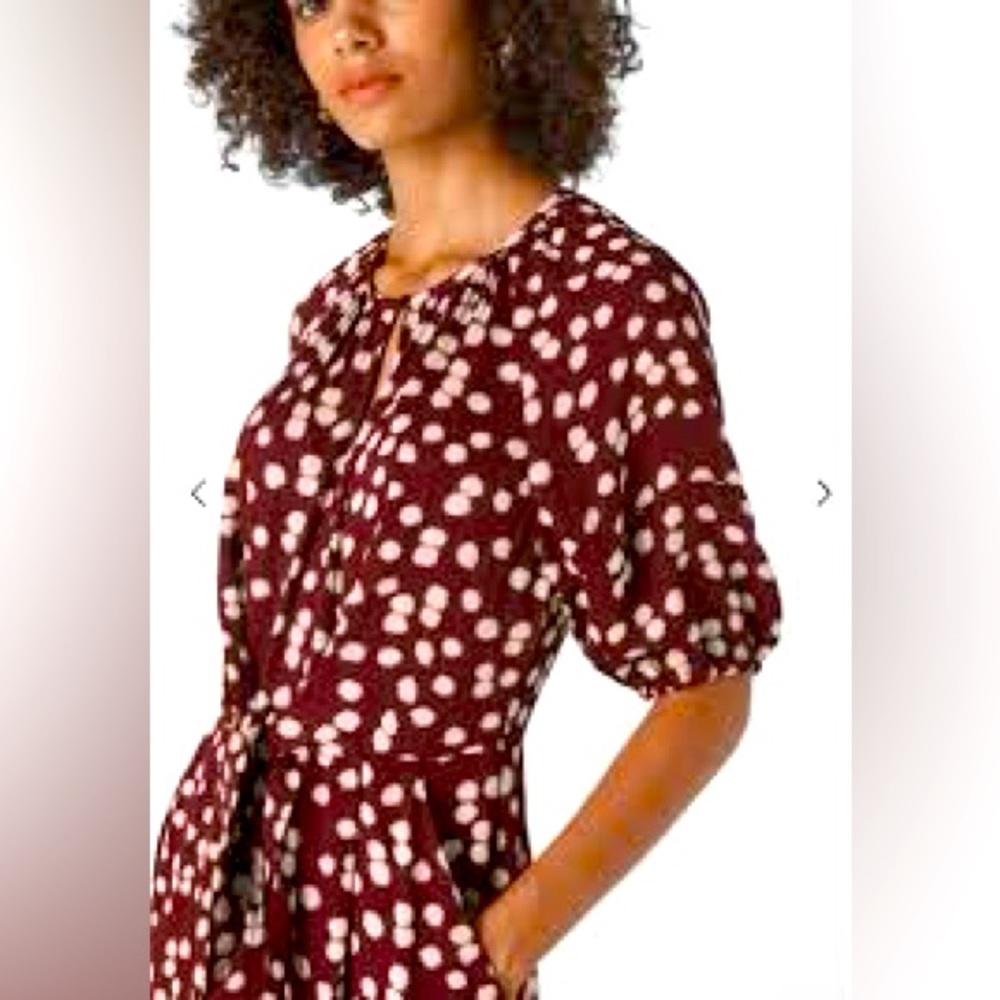 Whistles maroon burgandy jumpsuit
